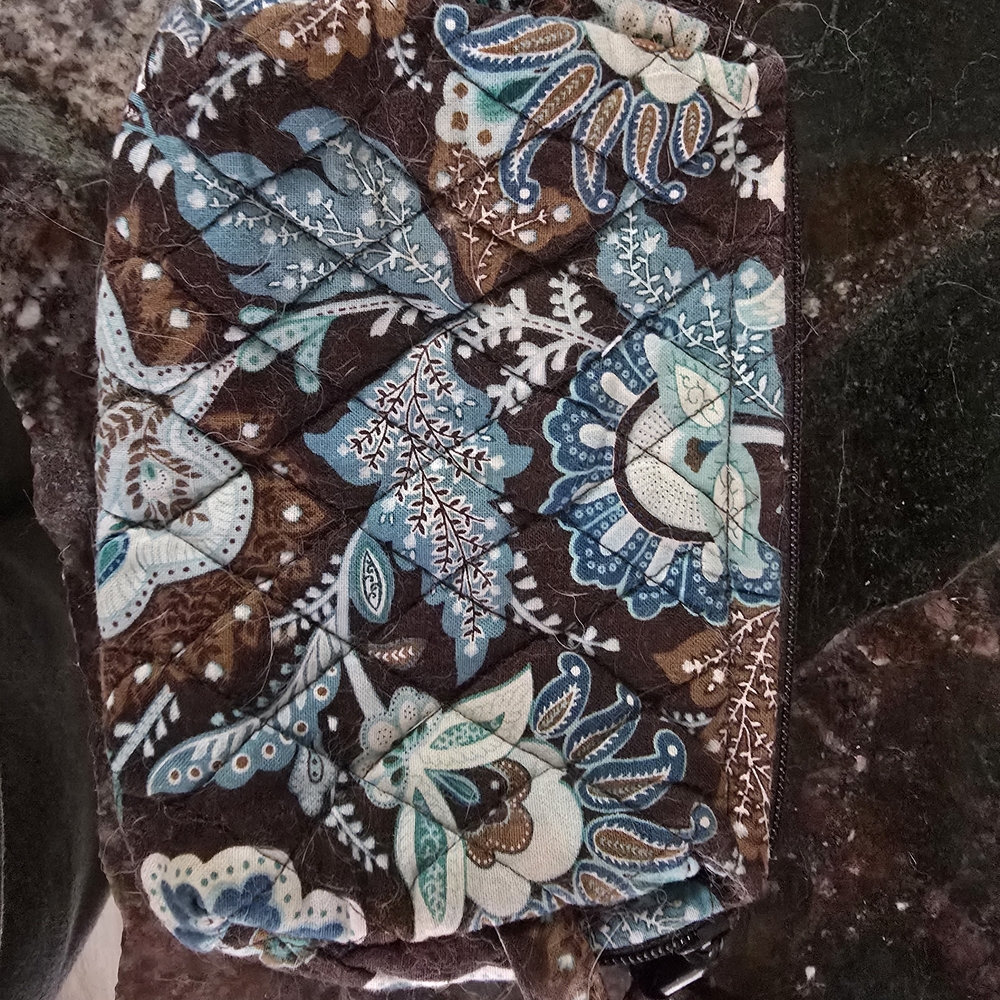 Java Blue Vera Bradley Makeup Bag - image 3